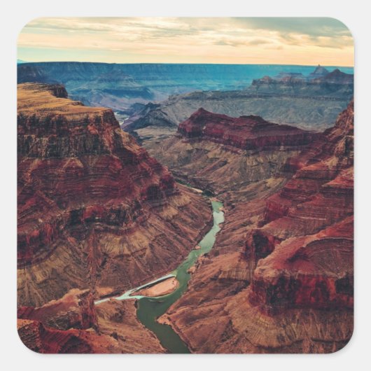 グランドキャニオン国立公園アリゾナ州，コロラド川 スクエアシール (正面)