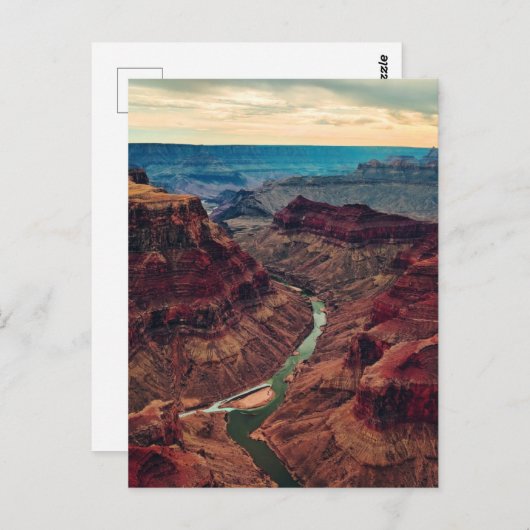 グランドキャニオン国立公園アリゾナ州,コロラド川 ポストカード (正面/裏面)