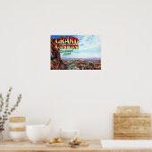 グランドキャニオン国立公園ラージレター ポスター (キッチン)