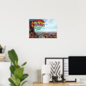 グランドキャニオン国立公園ラージレター ポスター (ホームオフィス)