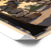 グランドキャニオン国立公園リトアートポスター ポスター (角)