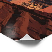 グランドキャニオン国立公園ヴィンテージポスター ポスター (コーナー)