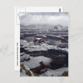 グランドキャニオン国立公園冬はがき ポストカード (正面/裏面)