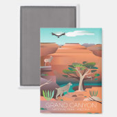 グランドキャニオン国立公園冷凍機磁石 マグネット (正面/裏面)