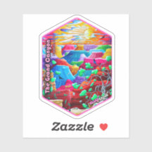 グランドキャニオン国立公園旅行アートステッカー