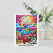 グランドキャニオン国立公園旅行芸術はがき ポストカード (スタンド正面)