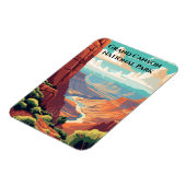 グランドキャニオン国立公園旅行記念物磁石 マグネット (左側)