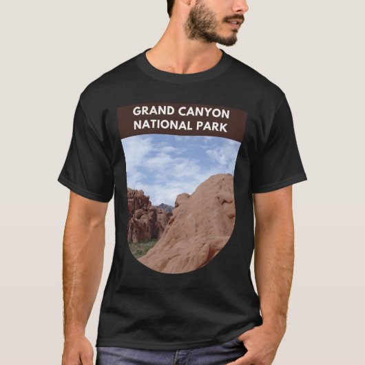 グランドキャニオン国立公園 – アリゾナ Tシャツ (正面)