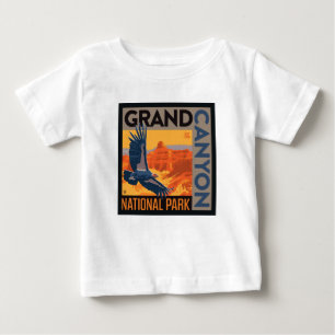 グランドキャニオン国立公園 コンドル ベビーTシャツ