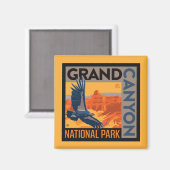 グランドキャニオン国立公園 |コンドル マグネット (正面/裏面)