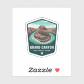 グランドキャニオン国立公園 |ダイカットのシール シール (シート)