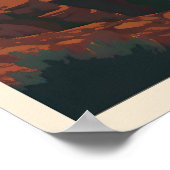 グランドキャニオン国立公園 – ナチュラル疑問に思 ポスター (角)