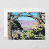 グランドキャニオン国立公園 ポストカード (正面/裏面)