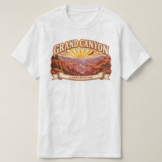 グランドキャニオン国立公園 Tシャツ (デザイン正面)