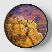 グランドキャニオン国立公園in冬 壁時計 (正面)