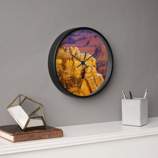 グランドキャニオン国立公園in冬 壁時計 (オフィス)