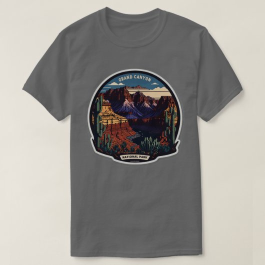 グランドキャニオン国立公園Tシャツ13 Tシャツ (デザイン正面)