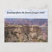 グランドキャニオン州からこんにちは ポストカード (正面)