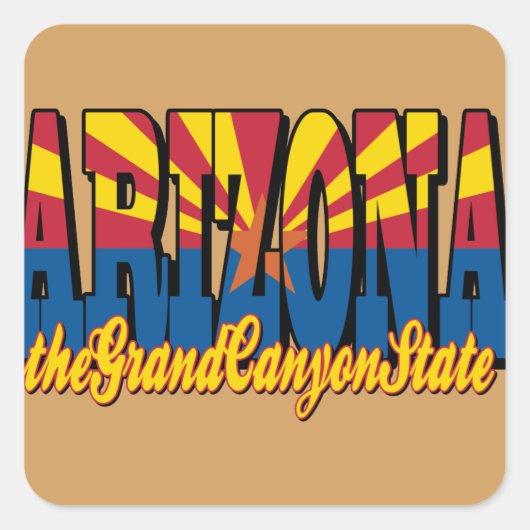 グランドキャニオン州 スクエアシール (正面)