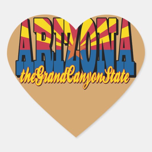 グランドキャニオン州 ハートシール (正面)