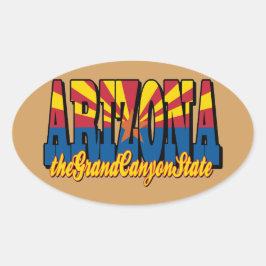 グランドキャニオン州 楕円形シール