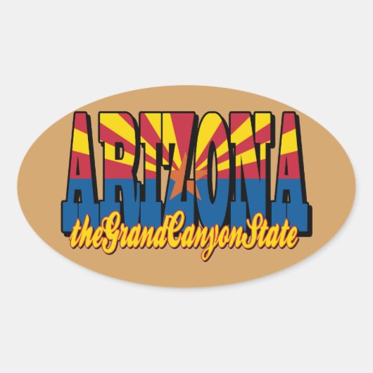 グランドキャニオン州 楕円形シール (正面)