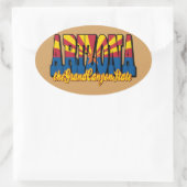 グランドキャニオン州 楕円形シール (バッグ)