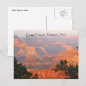 グランドキャニオン挨拶 ポストカード (正面/裏面)
