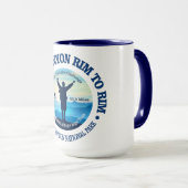 グランドキャニオン縁から縁(V) マグカップ (正面右)