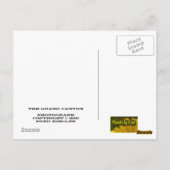 グランドキャニオン葉書2 ポストカード (裏面)