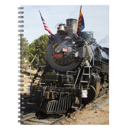 グランドキャニオン鉄道 蒸気機関車4960 ノートブック (正面)
