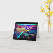 グランドキャニオン – その他の観光客 カード (黄色い花)