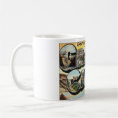 グランドキャニオン・アリゾナからのヴィンテージ旅行案内書 コーヒーマグカップ (左)