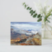 グランドキャニオン、アリゾナシーニックランドスケープファインアート ポストカード (スタンド正面)