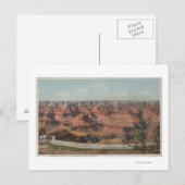 グランドキャニオン,アリゾナ – ホテルからキャニオンのビュー ポストカード (正面/裏面)