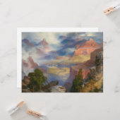 グランドキャニオン・イン・ミスト(by Thomas Moran) カード (正面/裏面インサイチュ)