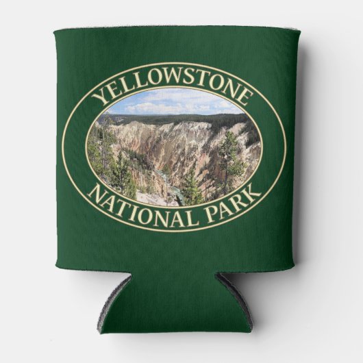 グランドキャニオン・オブ・ザ・イエローストーンアットイエローストーンNP 缶クーラー (正面)