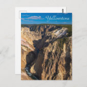 グランドキャニオン・オブ・ザ・イエローストーン ポストカード (正面/裏面)