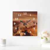 グランドキャニオン スクエア壁時計 (ホーム)