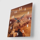 グランドキャニオン スクエア壁時計 (傾斜)