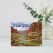 グランドキャニオン、焼きポイント、アリゾナ州USA ポストカード (スタンド正面)