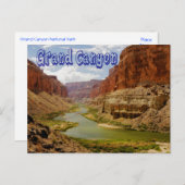 グランドキャニオン、焼きポイント、アリゾナ州USA ポストカード (正面/裏面)