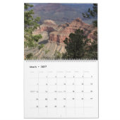 グランドキャニオン 12か月 写真 2026年 カレンダー (3月 2027)