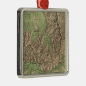 グランドキャニオン(1926年)のヴィンテージの地図 メタルオーナメント (右)