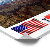 グランドキャニオン – I Love -統一された州- ポスター (角)