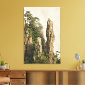 グランドキャニオンiの山と谷の間の霧 キャンバスプリント (インサイチュ (リビング))