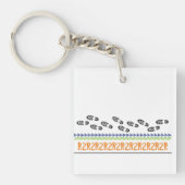 グランドキャニオンR2Rアドベンチャーハイキングブーツ足跡 キーホルダー (正面)