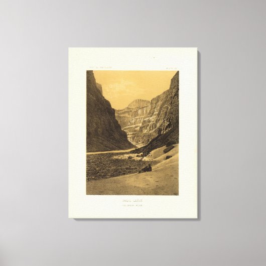 グランドキャノン、コロラドリバー キャンバスプリント (正面)