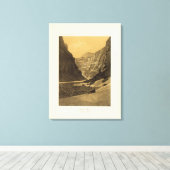 グランドキャノン、コロラドリバー キャンバスプリント (インサイチュ (ウッドフロア))