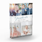 グランドギフトコラージュ写真ブロックを作る孫 フォトブロック (左)